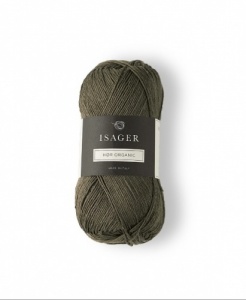 Isager HØR Organic cotton yarn - Khaki